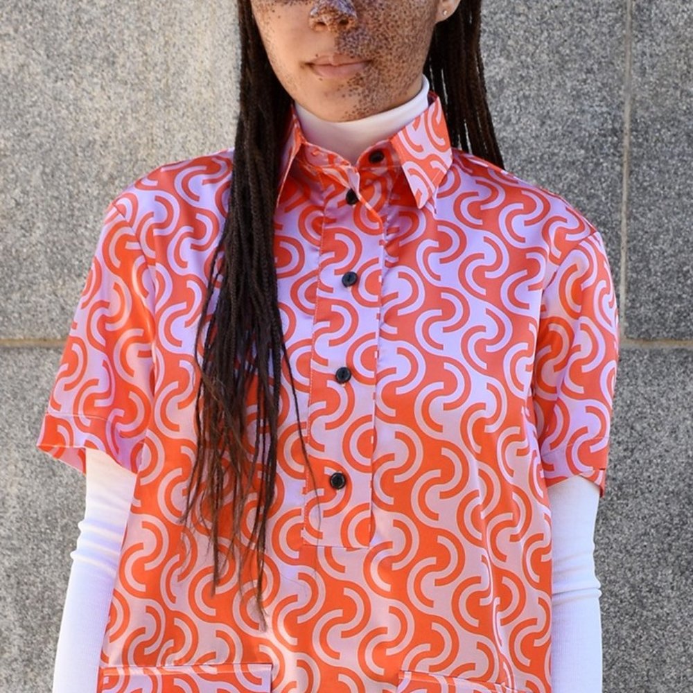 Dusen Dusen Oversized Tee Dress - Twist Pink